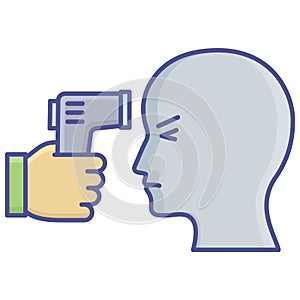 Coronavirus test kit Flat Style vector icon which can easily modify or edit