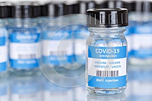 Coronavirus Vaccine bottle Corona Virus COVID-19 Covid vaccines copyspace copy space