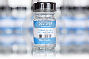 Coronavirus Vaccine bottle Corona Virus COVID-19 Covid vaccines copyspace copy space