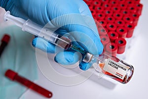 Coronavirus Vaccine Concept