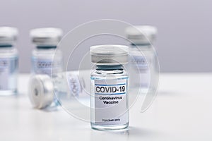 Coronavirus vaccine - The medical concept