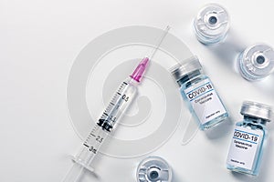 Coronavirus vaccine - The medical concept