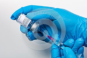 Coronavirus vaccine - The medical concept