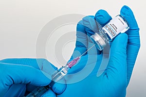 Coronavirus vaccine - The medical concept