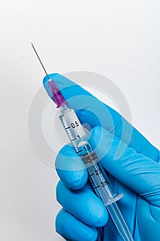 Coronavirus vaccine - The medical concept