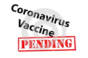 Coronavirus Vaccine Pending