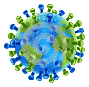 Coronavirus Virus Cell Global Pandemic World