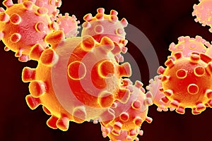 Coronavirus, virus which causes SARS and MERS photo