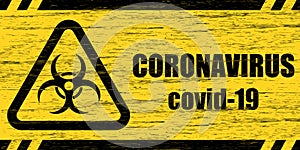 Coronavirus warning sign