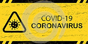 Coronavirus warning sign