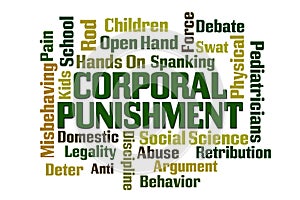 Corporal Punishment Word Cloud