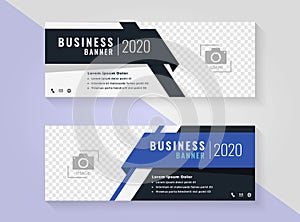 Corporate banner template vector design
