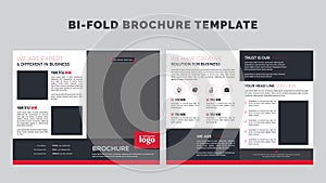 Corporate Bifold Brochure Template, Business Leaflet Template