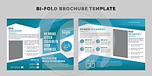 Corporate Bifold Brochure Template, Business Leaflet Template