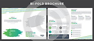 Corporate Bifold Brochure Template, Business Leaflet Template