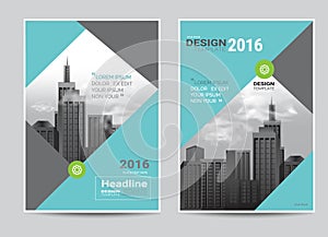 Corporate brochure flyer design layout template in A4 size