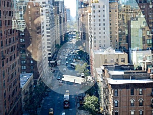 Corporate buildings street view