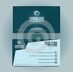 Corporate Business Card, Visiting Card, Identity Card Set.