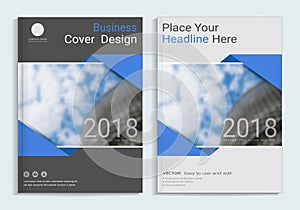 Corporate business cover book design template.