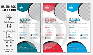 Corporate Business  DL Flyer Rack Card Template