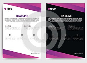 corporate business flyer poster brochure cover design layout background template design, vector in a4 size