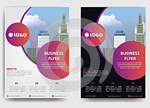 corporate business flyer poster brochure cover design layout background template design, vector in a4 size