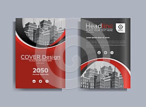 Corporate Business Flyer poster pamphlet brochure cover design layout background, one colors scheme, vector template in A4 size