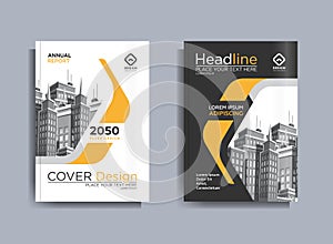 Corporate Business Flyer poster pamphlet brochure cover design layout background,vector template in A4 size - Vector