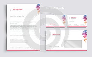 Corporate Business  Identity template design Vector abstract stationery , Gift Items Color promotional souvenirs elements. link di