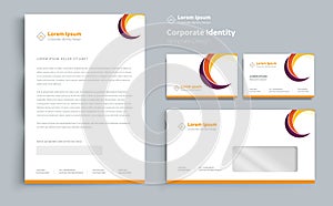 Corporate Business  Identity template design Vector abstract stationery , Gift Items Color promotional souvenirs elements. link di