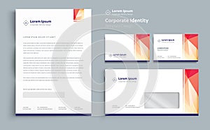 Corporate Business  Identity template design Vector abstract stationery , Gift Items Color promotional souvenirs elements. link di