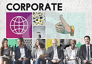 Corporate Business Organization Company Concept