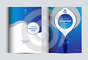 Corporate Business Proposal Catalog Cover Design Template Concepts