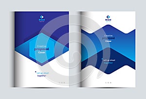 Corporate Business Proposal Catalog Cover Design Template Concepts