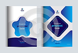 Corporate Business Proposal Catalog Cover Design Template Concepts