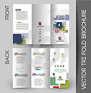 Corporate Business Tri-Fold Brochure