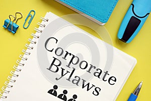 Corporate Bylaws is shown using the text photo