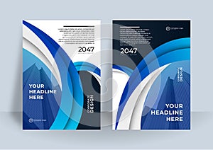 Corporate cover design or brochure template background for business design. Modern Business flier layout template in A4 size.