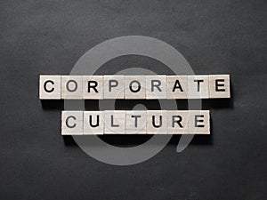 Corporate Culture, Motivational Business Words Quotes Concept