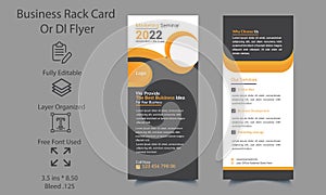 Corporate DL Flyer Template 0r Rack Card Design