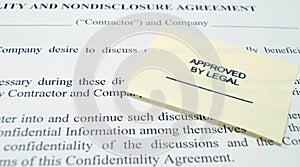 Legal Non-Disclosure Agreement