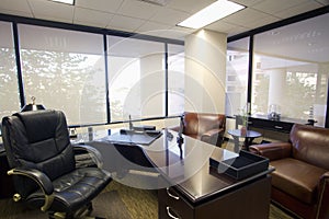 Corporate executive office room interior