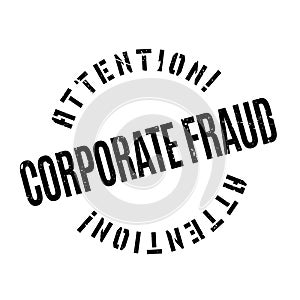 Corporate Fraud rubber stamp