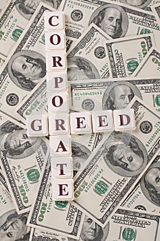 Corporate Greed and Money