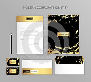 Corporate identity business set. Modern stationery template design. Documentation for business.