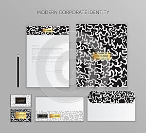 Corporate identity business set. Modern stationery template design. Documentation for business.