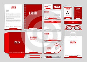 Corporate Identity Set. Branding Stationery Template Design Kit.