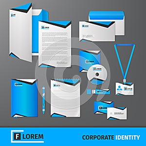 Corporate identity template