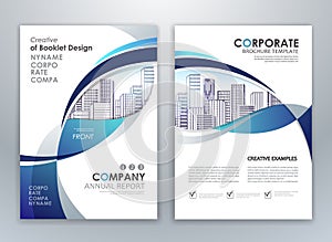 Corporate identity template brochure