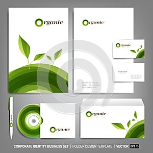 Corporate identity template for business artworks photo